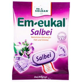 EM EUKAL Bonbons Salbei zuckerhaltig 75 g – PZN 3166913 из немецкой аптеки