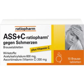ASS + C-ratiopharm gegen Schmerzen Brausetabletten 10 St – PZN 3429991 из немецкой аптеки