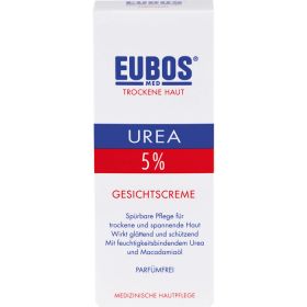 EUBOS TROCKENE Haut Urea 5% Gesichtscreme 50 ml – PZN 3447500 из немецкой аптеки