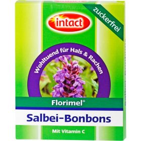 FLORIMEL Salbeibonbons m.Vitamin C zuckerfrei 40 g – PZN 3508532 из немецкой аптеки