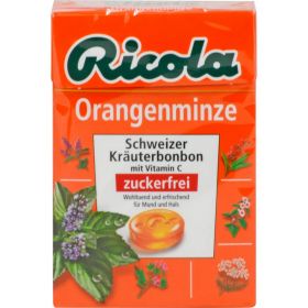 RICOLA o.Z.Box Orangenminze Bonbons 50 g – PZN 3912351 из немецкой аптеки