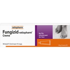 FUNGIZID-ratiopharm Creme 20 g – PZN 4010136 из немецкой аптеки