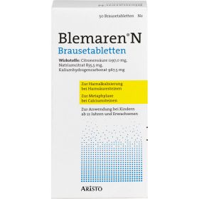 BLEMAREN N Brausetabletten 50 St – PZN 4078045 из немецкой аптеки