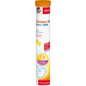 DOPPELHERZ Calcium+D3 Osteo 1.000 Brausetabletten 15 St – PZN 5114122 из немецкой аптеки