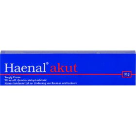 HAENAL akut Creme 30 g – PZN 5554849 из немецкой аптеки