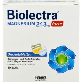 BIOLECTRA Magnesium 243 forte Zitrone Brausetabl. 40 St – PZN 6716366 из немецкой аптеки