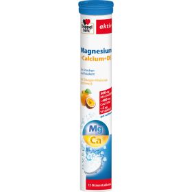 DOPPELHERZ Magnesium+Calcium+D3 Brausetabletten 15 St – PZN 6797991 из немецкой аптеки