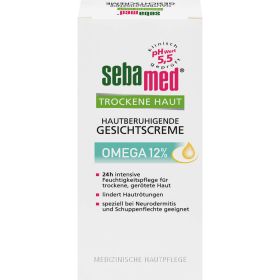 SEBAMED Trockene Haut Omega 12% Gesichtscreme 50 ml – PZN 7629451 из немецкой аптеки