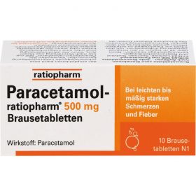 PARACETAMOL-ratiopharm 500 mg Brausetabletten 10 St – PZN 8704077 из немецкой аптеки