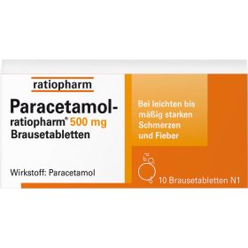 PARACETAMOL-ratiopharm 500 mg Brausetabletten 20 St – PZN 8704083 из немецкой аптеки