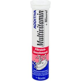 ADDITIVA Multivit.+Mineral Pfirsich R Brausetabl. 20 St – PZN 10060210 из немецкой аптеки