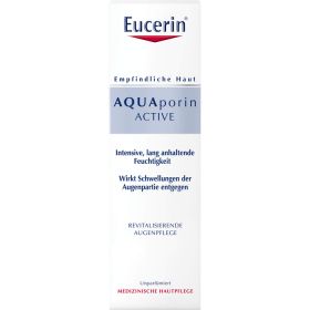 EUCERIN AQUAporin Active Augenpflege Creme 15 ml – PZN 10961410 из немецкой аптеки