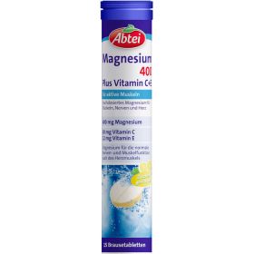ABTEI Magnesium 400 Plus Vitamin C+E Brausetabl. 15 St – PZN 11596964 из немецкой аптеки
