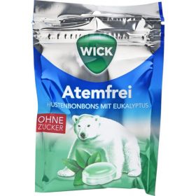 WICK Atemfrei Eukalyptus Bonbons o.Zucker Beutel 72 g – PZN 12595300 из немецкой аптеки