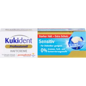 KUKIDENT Haftcreme Sensitiv 40 g – PZN 12828827 из немецкой аптеки