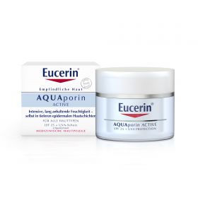 EUCERIN AQUAporin Active Creme LSF 25 50 ml – PZN 10961404 из немецкой аптеки