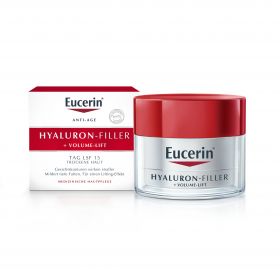 EUCERIN Anti-Age VOLUME-FILLER Tag trockene Haut 50 ml – PZN 2398107 из немецкой аптеки