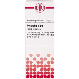 RESERPINUM D 6 Dilution 50 ml – PZN 1910 из немецкой аптеки