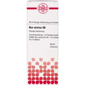 NUX VOMICA D 6 Dilution 50 ml – PZN 2103750 из немецкой аптеки