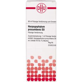 HARPAGOPHYTUM PROCUMBENS D 3 Dilution 50 ml – PZN 2115380 из немецкой аптеки