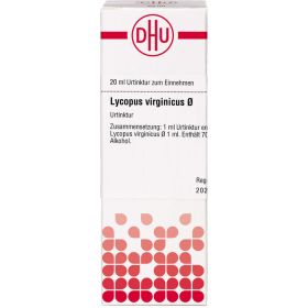 LYCOPUS VIRGINICUS Urtinktur 20 ml – PZN 2118438 из немецкой аптеки