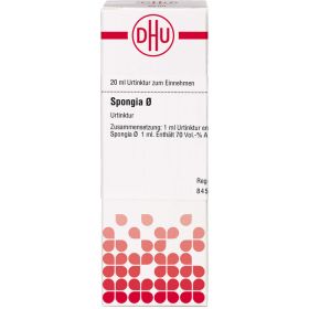 SPONGIA Urtinktur D 1 20 ml – PZN 2124640 из немецкой аптеки