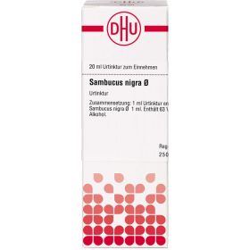 SAMBUCUS NIGRA Urtinktur 20 ml – PZN 2621367 из немецкой аптеки