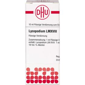 LM LYCOPODIUM XVIII Dilution 10 ml – PZN 2668699 из немецкой аптеки