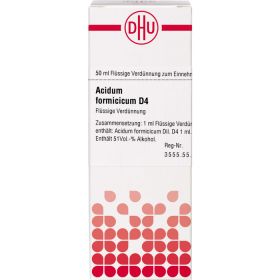 ACIDUM FORMICICUM D 4 Dilution 50 ml – PZN 2808522 из немецкой аптеки