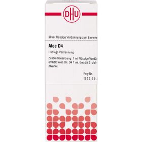 ALOE D 4 Dilution 50 ml – PZN 2808686 из немецкой аптеки