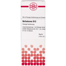 BELLADONNA D 12 Dilution 50 ml – PZN 2809013 из немецкой аптеки