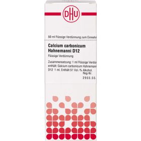 CALCIUM CARBONICUM Hahnemanni D 12 Dilution 50 ml – PZN 2809102 из немецкой аптеки