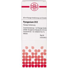 PYROGENIUM D 12 Dilution 50 ml – PZN 2810803 из немецкой аптеки