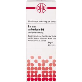 BARIUM CARBONICUM D 6 Dilution 50 ml – PZN 2894390 из немецкой аптеки
