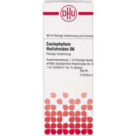 CAULOPHYLLUM THALICTROIDES D 6 Dilution 50 ml – PZN 2896041 из немецкой аптеки