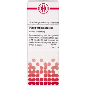 FUCUS VESICULOSUS D 6 Dilution 50 ml – PZN 2898979 из немецкой аптеки
