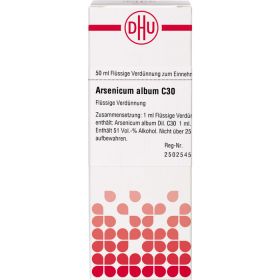 ARSENICUM ALBUM C 30 Dilution 50 ml – PZN 4205377 из немецкой аптеки