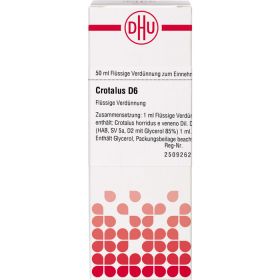 CROTALUS D 6 Dilution 50 ml – PZN 4214241 из немецкой аптеки