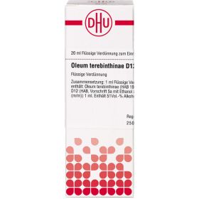 OLEUM TEREBINTHINAE D 12 Dilution 20 ml – PZN 4230234 из немецкой аптеки