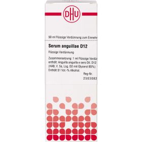 SERUM ANGUILLAE D 12 Dilution 50 ml – PZN 4236857 из немецкой аптеки