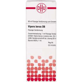 VIPERA BERUS D 6 Dilution 50 ml – PZN 4242237 из немецкой аптеки