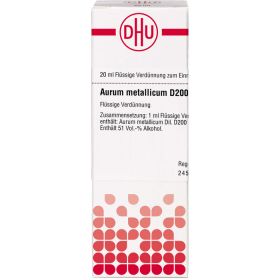 AURUM METALLICUM D 200 Dilution 20 ml – PZN 7160735 из немецкой аптеки