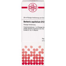 BERBERIS AQUIFOLIUM D 12 Dilution 20 ml – PZN 7161485 из немецкой аптеки