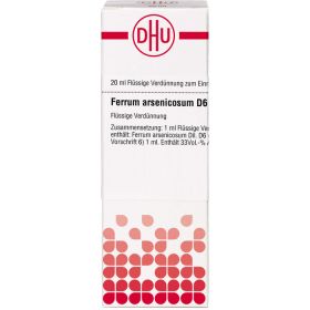 FERRUM ARSENICOSUM D 6 Dilution 20 ml – PZN 7167826 из немецкой аптеки