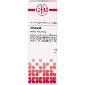 HIRUDO D 6 Dilution 20 ml – PZN 7169682 из немецкой аптеки