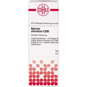 NATRIUM CHLORATUM C 200 Dilution 20 ml – PZN 7175174 из немецкой аптеки