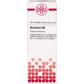 NICOTINUM D 6 Dilution 20 ml – PZN 7175576 из немецкой аптеки