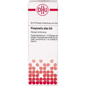 PIMPINELLA ALBA D 4 Dilution 20 ml – PZN 7177316 из немецкой аптеки