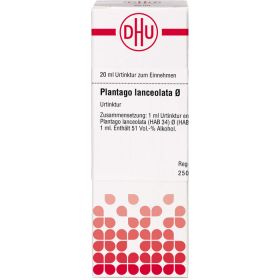 PLANTAGO LANCEOLATA Urtinktur 20 ml – PZN 7177428 из немецкой аптеки