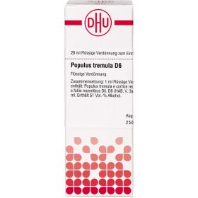 POPULUS TREMULA D 6 Dilution 20 ml – PZN 7177919 из немецкой аптеки